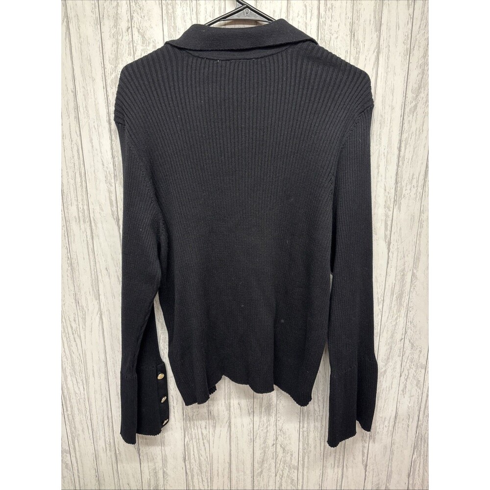 Womens Size 3X Maeve Bell Sleeve Sweater Black EUC - Picture 4 of 5